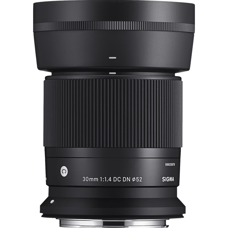 SIGMA 30mm F1.4 DC DN Contemporary, APS-C Format, Large Aperture Prime Lens, Mirrorless Portrait Live Streaming (Canon RF Mount)