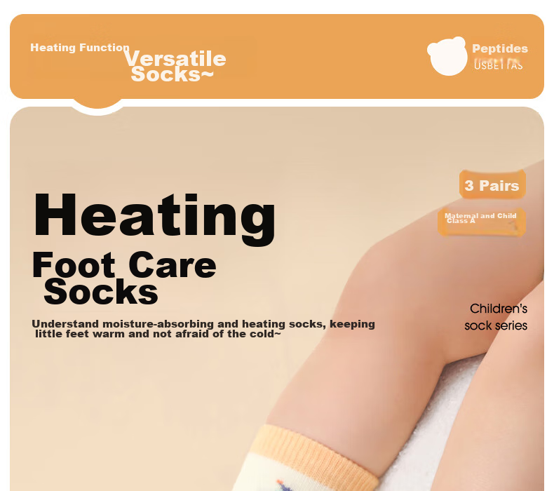 Beitaisi Baby Socks, Spring And Autumn Warm New Style, Moisture-Absorbing Non-Slip Newborn Infant Cotton Socks, Mid-Calf Socks for Boys And Girls 1