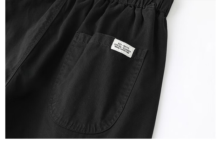I'M DAVID Casual Pants for Men, Spring And Autumn Loose Straight-Leg Tapered Nine-Point Long Trousers, Men's New Retro Moisture-Wicking Versatile Pants 17