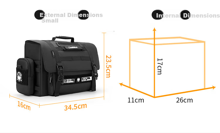 CWATCUN Shoulder Camera Bag, Functional Bag for DSLR And Lenses, Photography Bag, Three-Point Backpack, Stylish Design, Waterproof And Scratch-Resistant Fabric, for Me 7