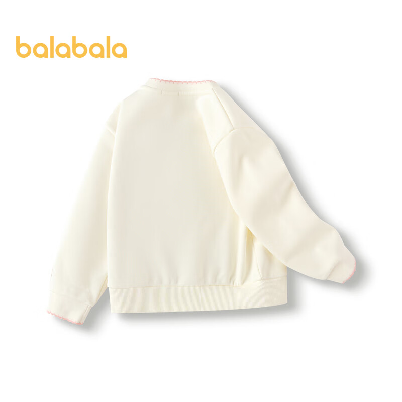 BALABALA Girls' Fleece-Lined Sweatshirt, Sweet And Cute Autumn/winter Top