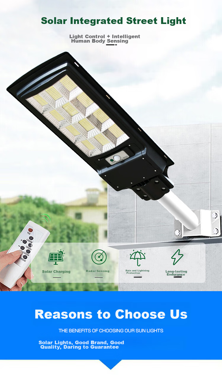 Shufujia Solar Outdoor Lighting, Garden Light, Street Lamp, New Model for Rural And Home Use, Outdoor Waterproof, Ultra-High Power Street Light 2