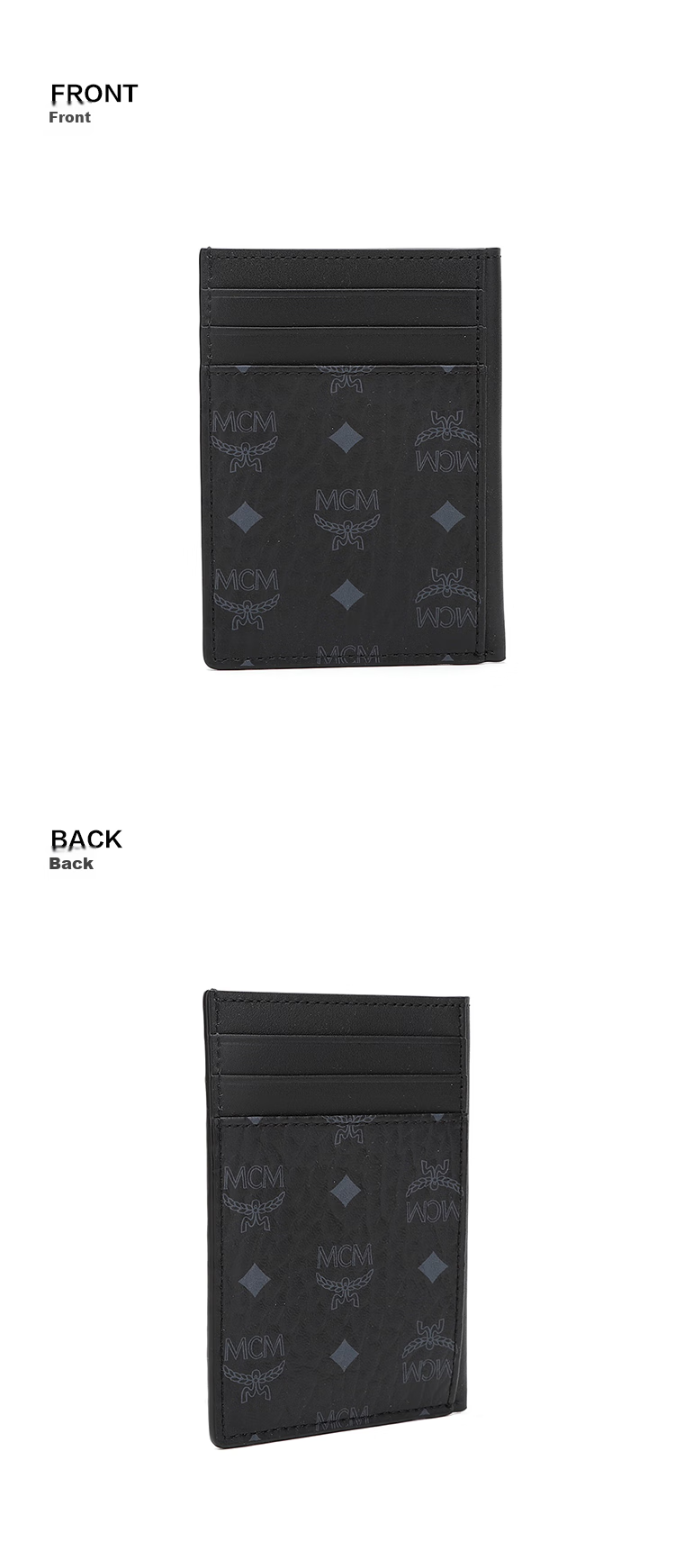 MCM [Brand Original Box] Mini Card Holder Wallet Couple Style, Cognac Color, Gift 5