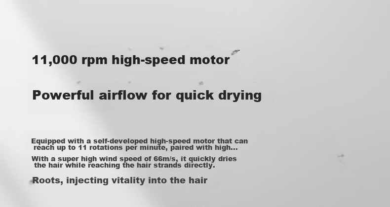 FLYCO High-Speed Hair Dryer, Holiday Gift, for Home And Dorm Use, Portable, Quick-Drying, Constant Temperature, Negative Ion Hair Protection, Powerful Blowing, Model FH6370 9