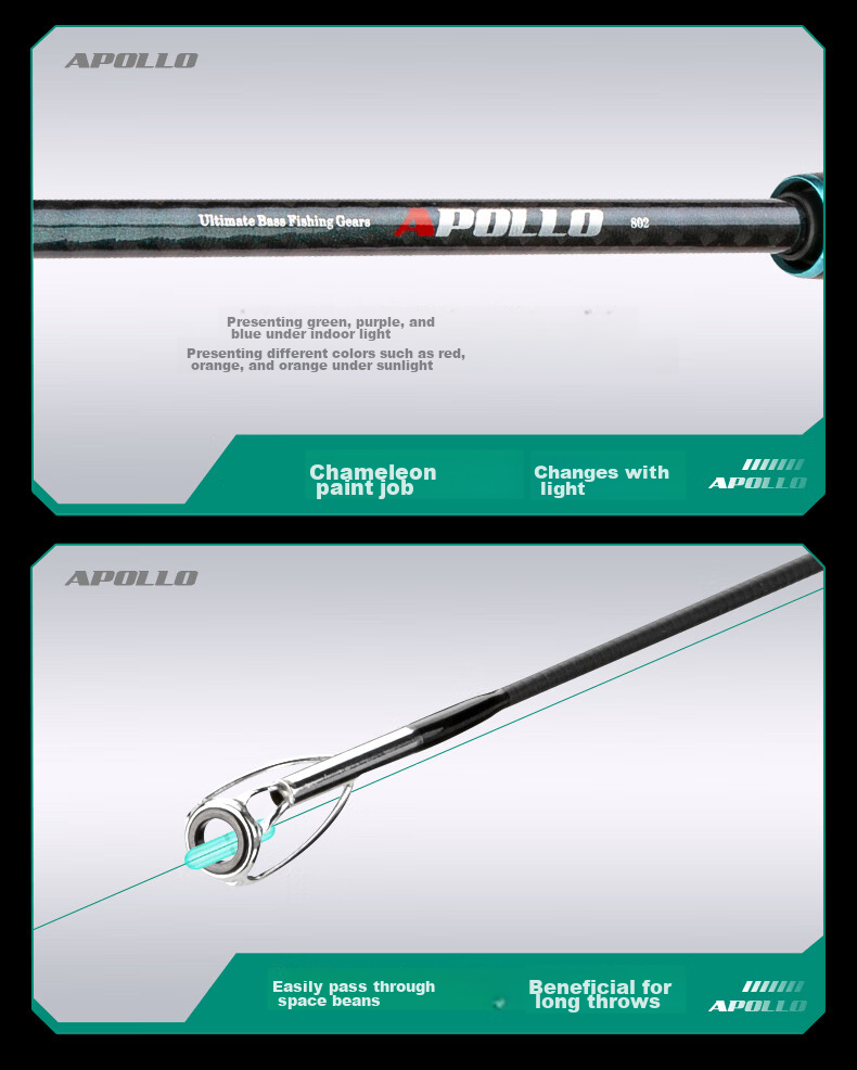 Kemailei Carbon Fiber Lure Rod Set, 2.4 Meters, Right-Handed Baitcasting Reel, M/MH Dual Rod Tip, Gun Handle Fishing Rod, Sea Fishing Rod 9
