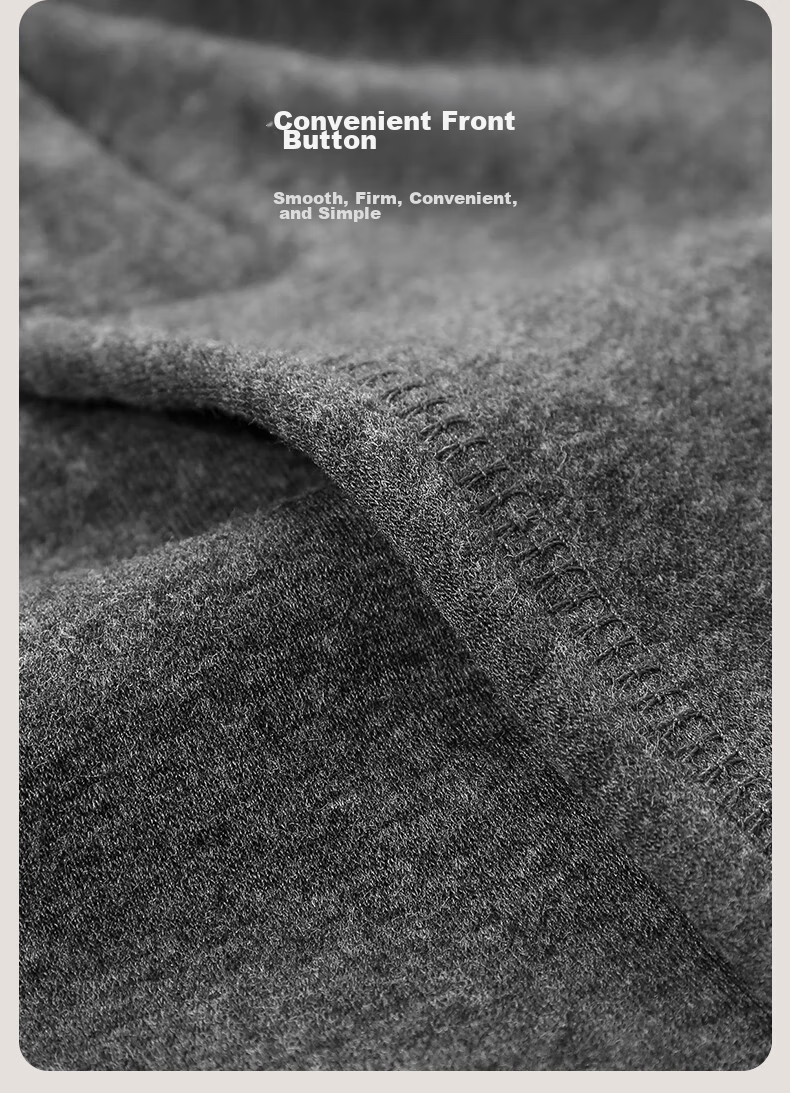 SEPTWOLVES [Double Warm] Thermal Underwear for Men, Fleece-Lined Thick Autumn And Winter Base Layer, Round Neck Inner Wear Set for Me 20