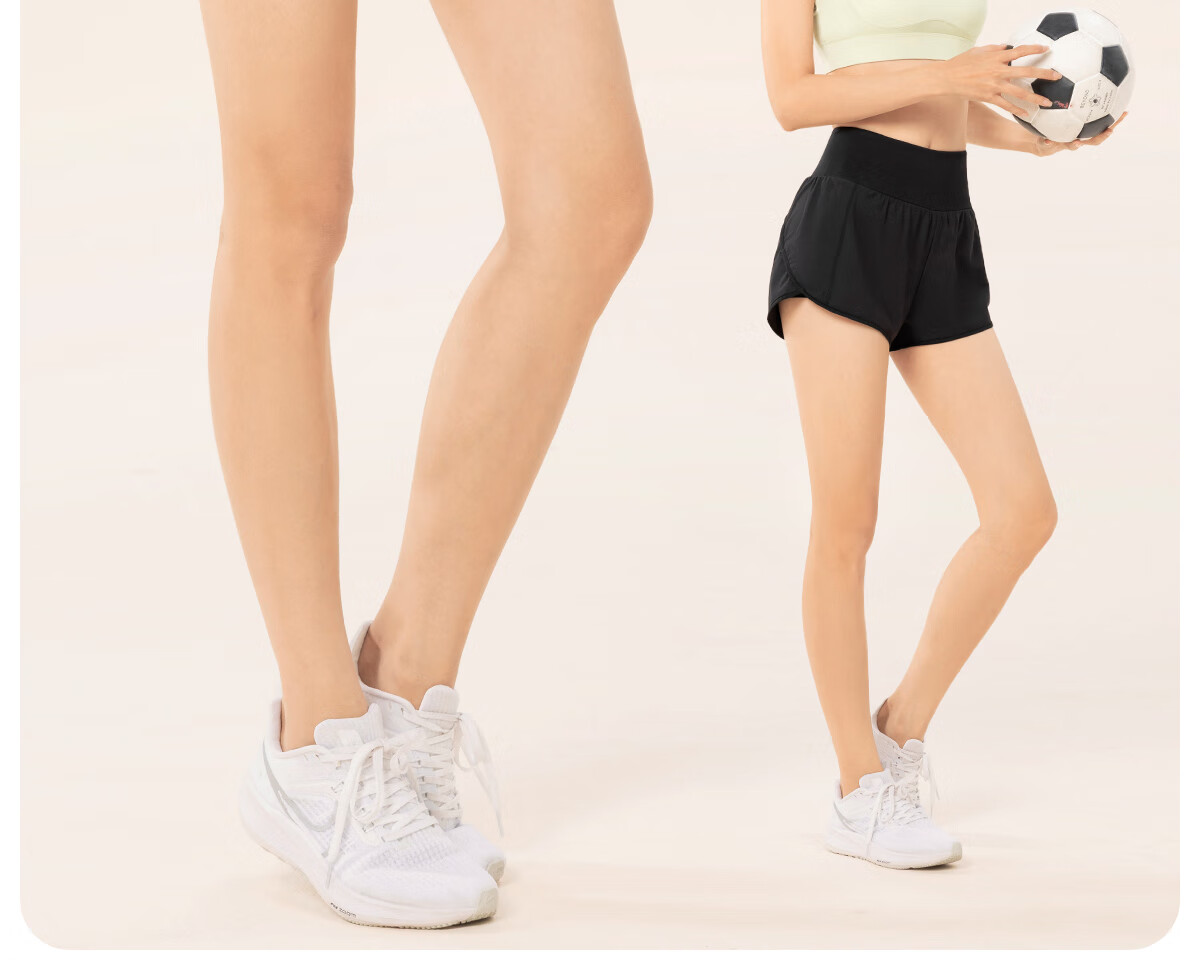 361° Sports Fitness Yoga Shorts, Lightweight Summer Style, Anti-Exposure, Fake Two-Piece Design, Running Sports Breathable Shorts for Outdoor Wear 11
