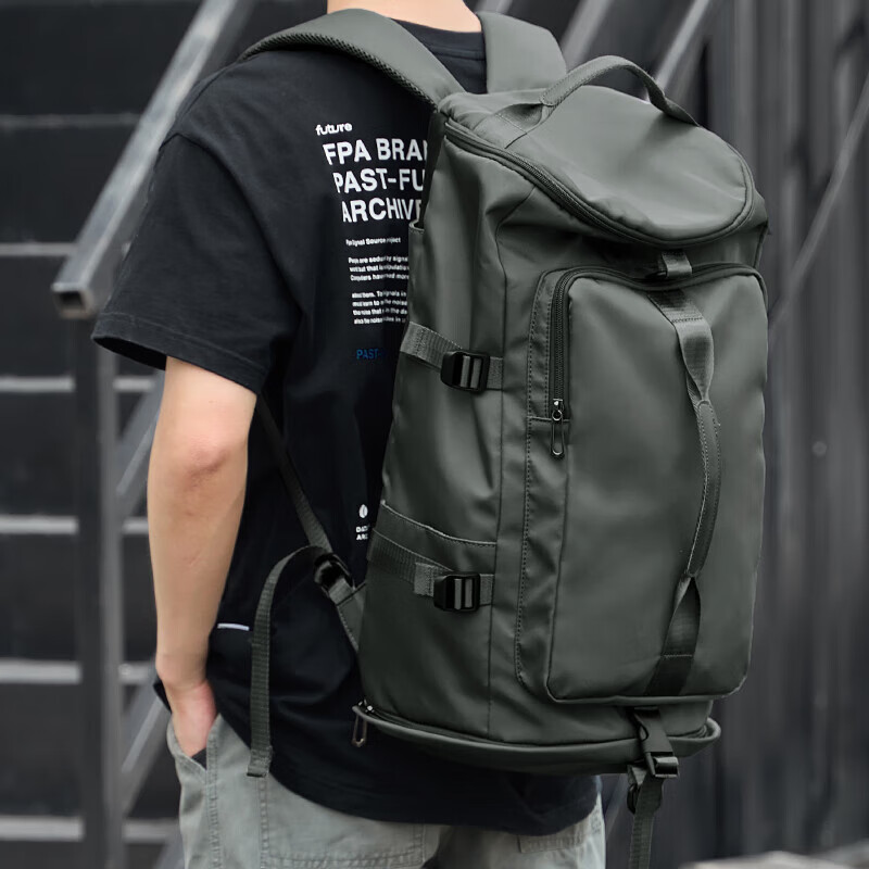 Fanzhe Men's Large Capacity Multifunctional Travel Backpack Shoulder Bag for Short Business Trips Hiking Mountaineering