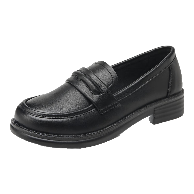 EGCHI Women's Loafers, Versatile Flat Shoes, Slip-On Women's Footwear, SRKB15 Classic Style, Size 38