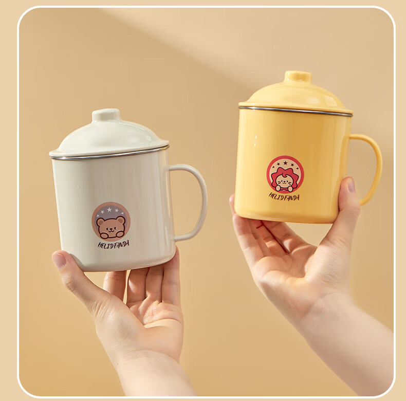 WORTHBUY 316 Stainless Steel Children's Milk Cup, Baby Drinking Cup, Double-Layer Anti-Scalding with Scale And Straw Cup, Rabbit Desig 13