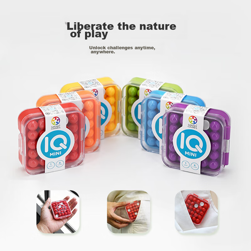SMART GAMES Mini Puzzle, Educational Toy Board Game for Children, Elementary School Gift, Suitable for Ages 6+, Random Color 4