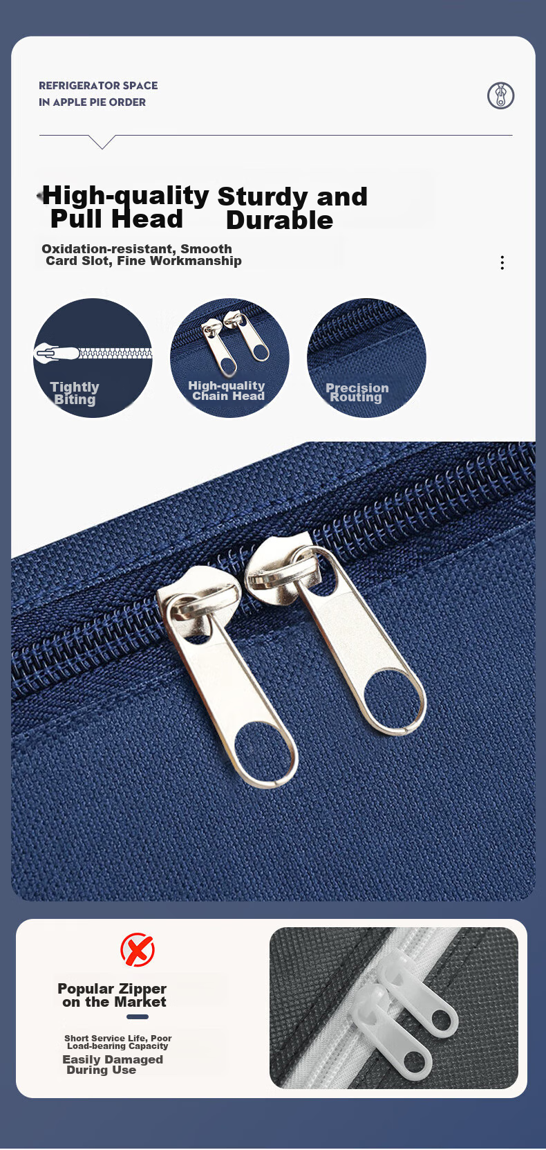 Baicaoyuan Moving Packing Bags, Luggage Bags, Woven Bags for Quilts, Express Delivery Clothing Storage Bags, 150L Blue, 2 Pieces 8