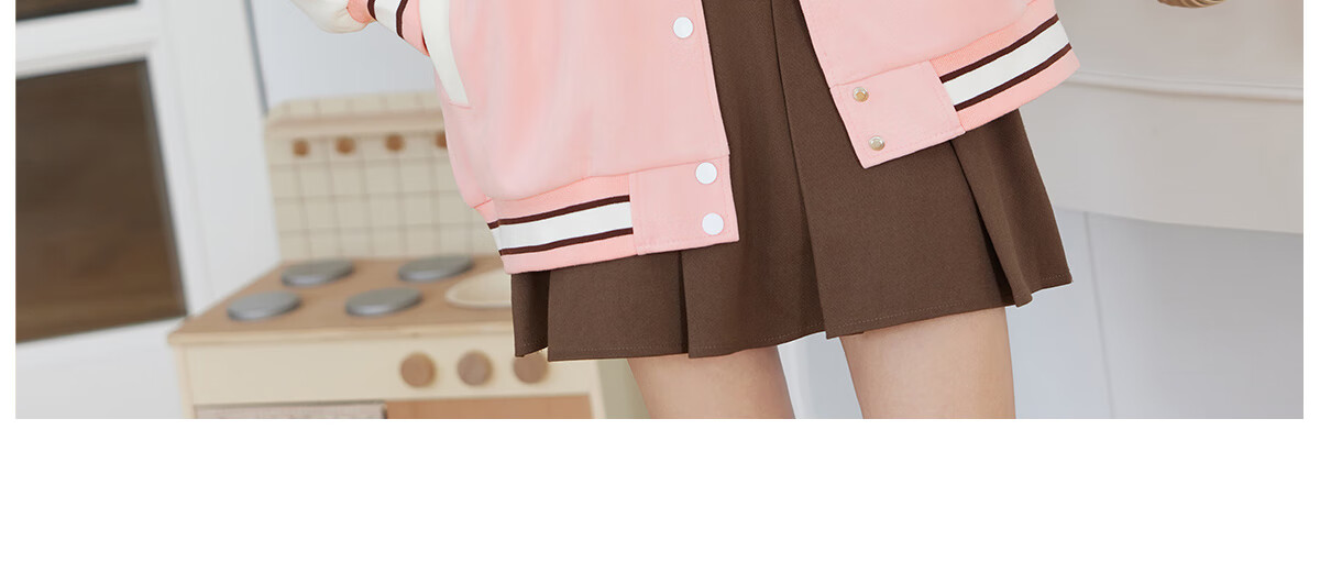 Halo Queen Women's Sweatshirt Jacket, Spring And Autumn Letter Baseball Shirt, Fashionable Casual Sports Top, New Product H143U2001 62