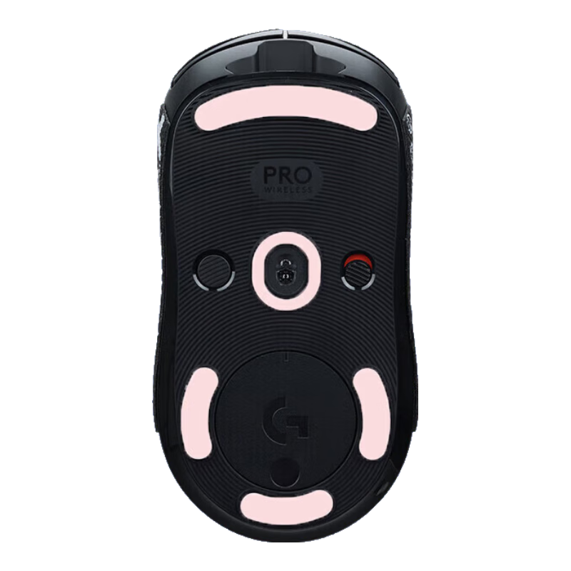BUBM Gpww Logitech Mouse Pad Sticker, Anti-Slip Gaming Mouse Pad, PORON Cotton Curved Foot Pad, Precise Positioning, Original First-Generation GPW Pink Foot Sticker