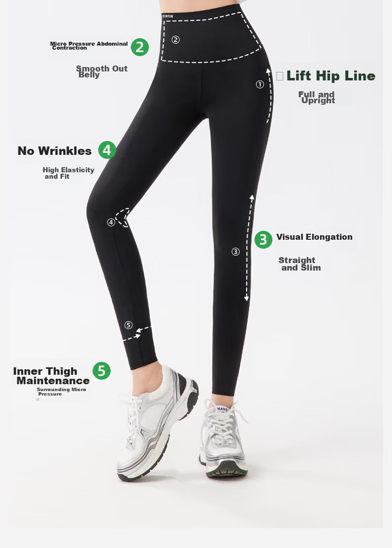 FitonTon Leggings for Women, Autumn And Winter Style, Outer Wear Pants, Tummy Control, Butt-Lifting Shark Pants, Tight-Fitting Yoga Pants, Slightly Compression Shaping 5