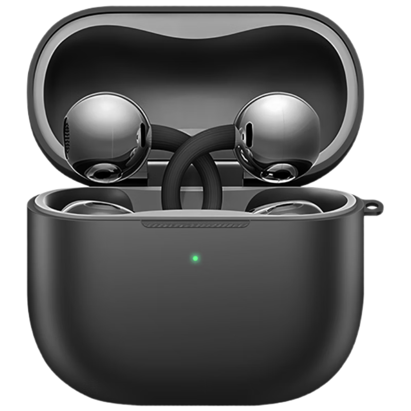 Hot Fire Compatible Huawei FreeClip 2 Earphone Protective Case Huawei Bluetooth Earphone Shockproof Dustproof Silicone Full Cover Soft Shell - Classic Black
