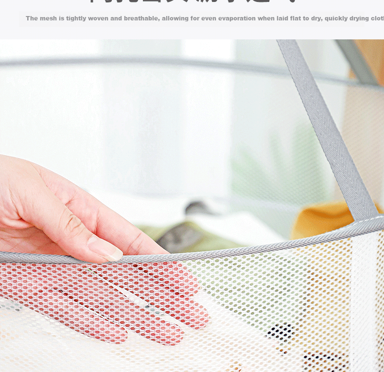 Cigeman Clothes Drying Rack, Sock Hanger, Foldable, Windproof And Non-Slip, Sweater Drying Mesh 13
