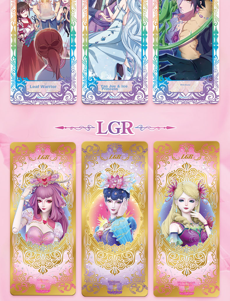 [Lowest Price Online] Kayou Yeloli Card Spirit Pack, Yeloli Card Pack, MR Card Princess Stationery Accessories, Postcards, Greeting Cards Gift, 1 Box of 30 Packs 16