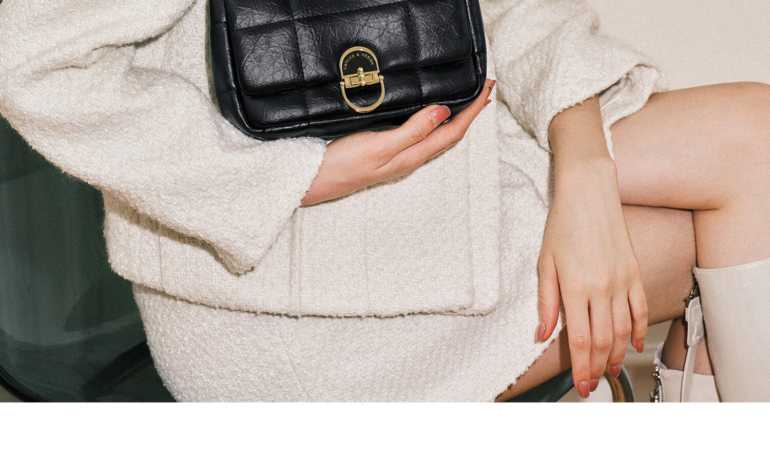 Cnoles Chain Bag for Women, Diamond Pattern Shoulder Crossbody Bag, High-End Underarm Bag, Birthday And 520 Gift for Girlfriend Or Wife 6