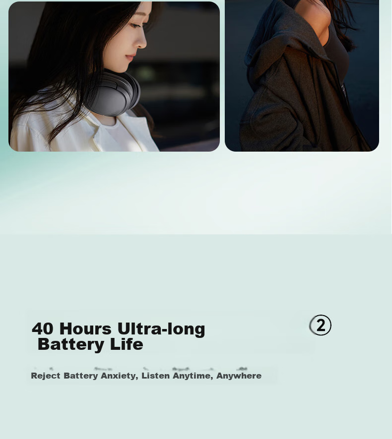 EDIFIER W800BT Free Over-Ear Bluetooth Headphones, 40H Ultra-Long Battery Life, Compatible with Phones And Computers, Suitable for Apple, Huawei, Xiaomi, Light Green, Graduation Gift 11