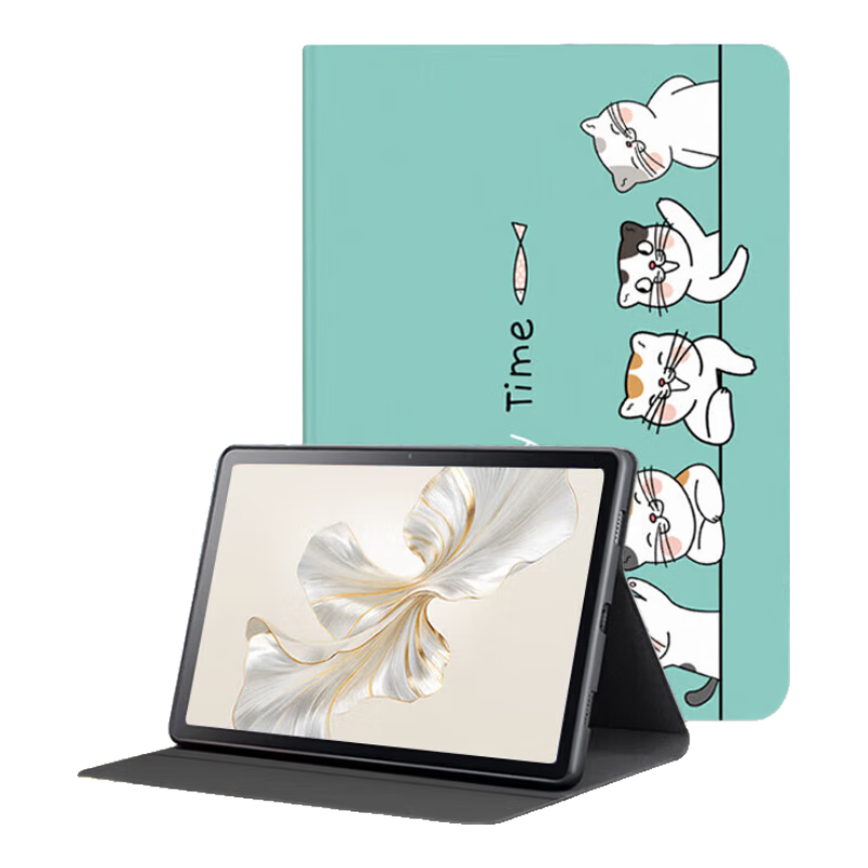 Shihan Compatible with Honor Tablet 9 Case, 12.1-Inch Honor 9 Tablet Protective Cover, Full Protection, Slim, Shockproof, Creative Cartoon Cute Painted Design, Stable Support