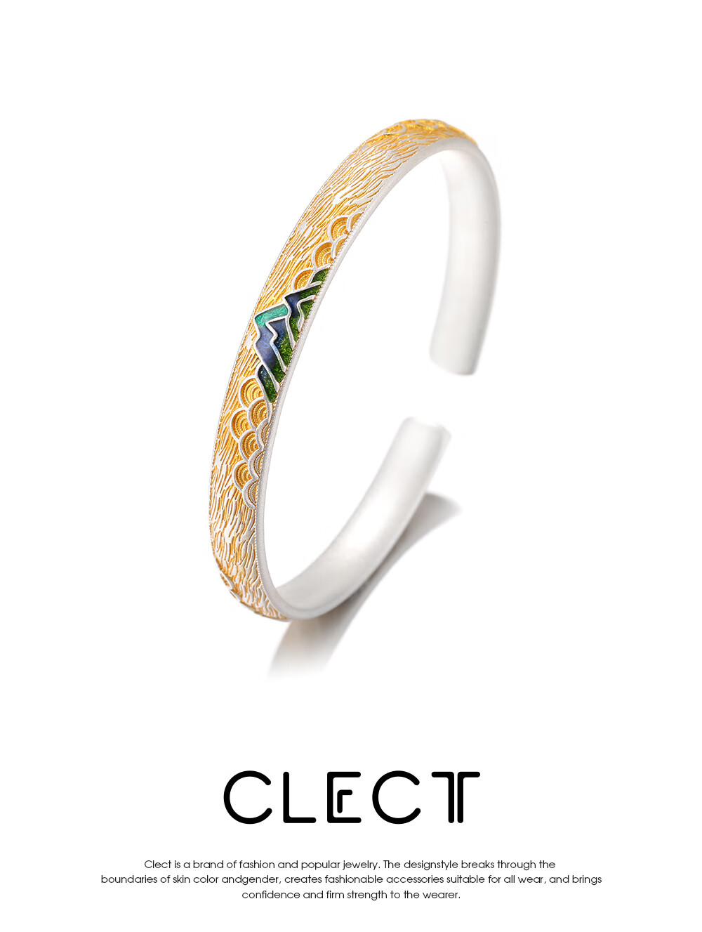 Clect Keli 9999 Pure Silver Bracelet for Women Ethnic National Trend Retro Silver Bangle Jewelry Birthday Gift 1