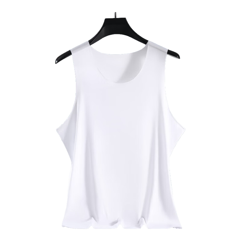 LangSha Men's Tank Top, Ice Silk Seamless, 7A Antibacterial, Spring And Summer Undershirt, Athletic Vest, Sleeveless Undershirt, 3-Pack