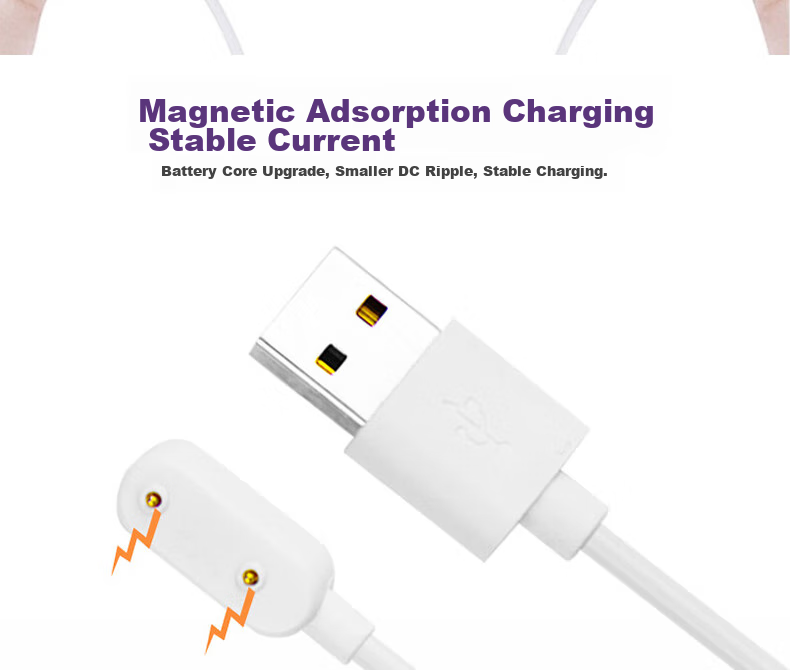 ESCASE Charging Cable for Huawei Children's Watch, Compatible with Huawei Fitness Band Charger, Suitable for Fit3/5X/5XPro/4X/5/4Pro/9/8 Fitness Bands, Magnetic Power Cord 6
