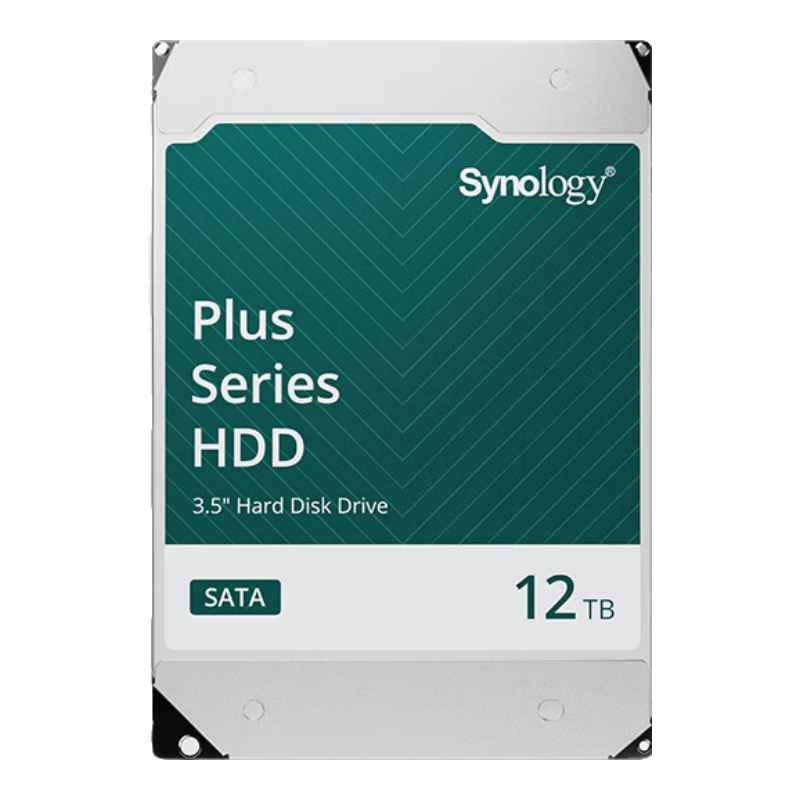 Synology NAS Hard Drive, 12TB Capacity, 512MB Cache, 7200 RPM, 3.5-Inch SATA HDD, HAT3310 NAS-Specific Mechanical Hard Drive, All-Weather Operation, Firmware Updates Automatically