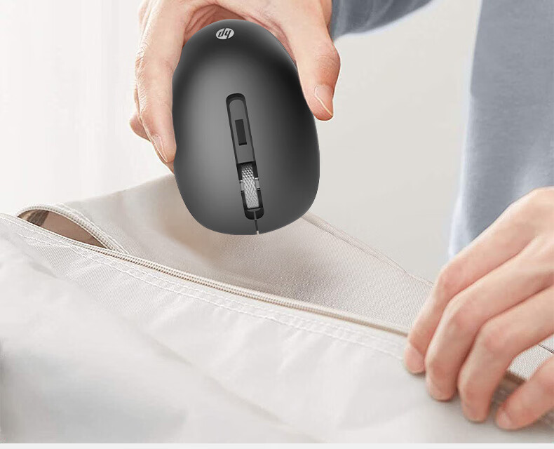 HP S1000 Plus Wireless Mouse Office Mouse Home/business Office/laptop/desk USB Plug-And Wireless Black Mouse 2