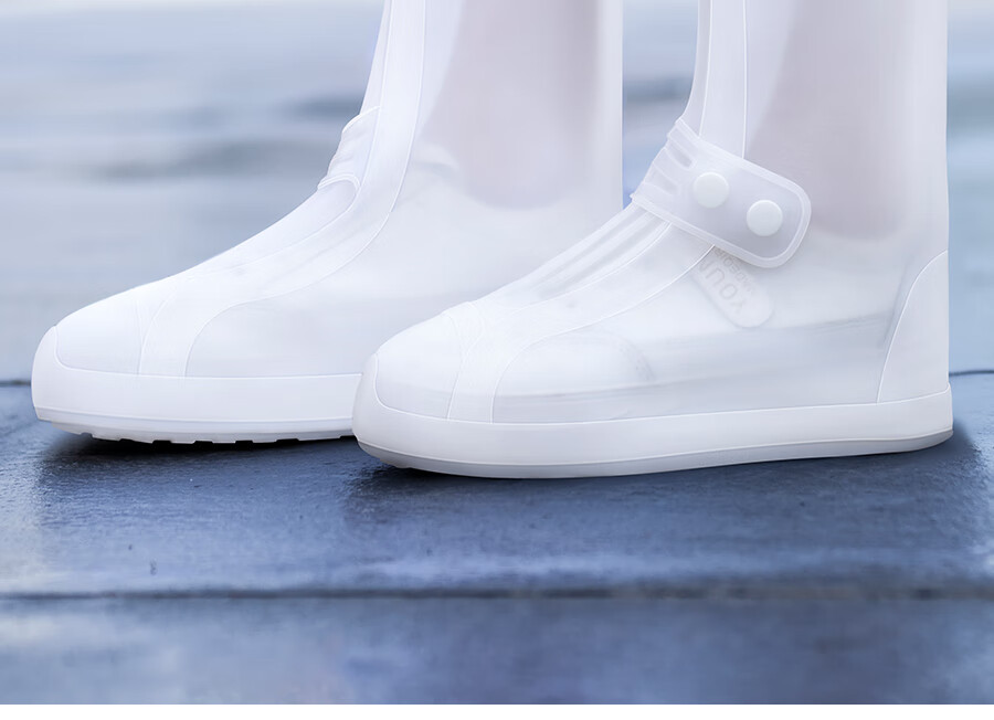 Zhengyu Rain Shoe Covers, Waterproof Non-Slip Wear-Resistant Thickened Children's Shoe Covers, Portable Rain Boots, Waterproof Shoes for Adults, Men And Wome 13
