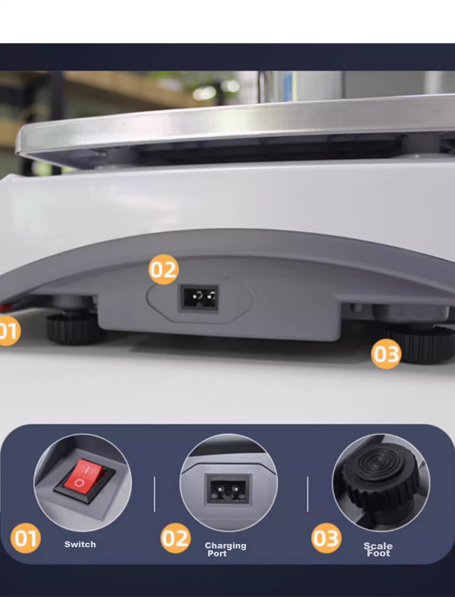 Yingheng Industrial Precision Electronic Scale, High-Accuracy Electronic Platform Scale, Kilogram Scale, 30kg Capacity 16