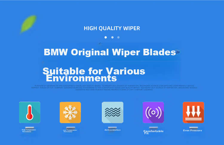 Aoye Windshield Wipers for BMW X5 (2014-2018 Models)/X6 (2015-2019 Models), Frameless Wiper Blades, Front Window Wipers, 1 Pair, 24+20 Inches 5