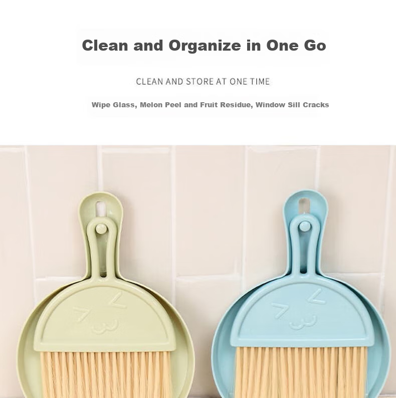 Home Maid Desktop Mini Broom And Dustpan Set, Keyboard Cleaning Brush with Dustpa 4