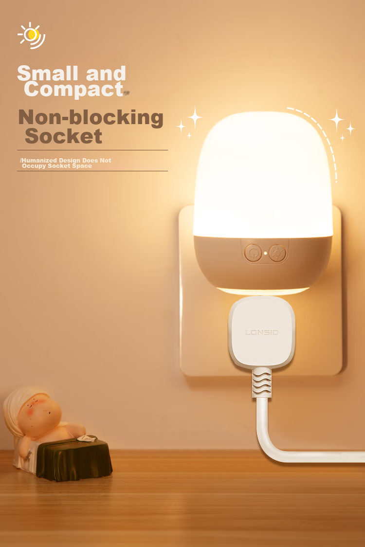 Heart Lock Night Light, Baby Feeding Lamp, Remote Control Bedroom Bedside Lamp, Plug-In Sleep Light, Infant Nursing Mother And Baby Night Light for Nighttime Use 7