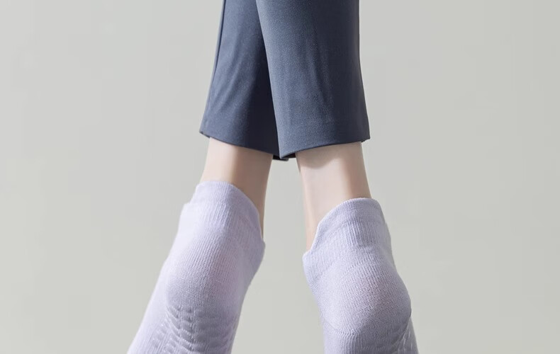 LangSha Professional Yoga Socks for Women, Non-Slip Pilates Socks for Beginners, Specialized Floor Exercise And Dance Socks 34