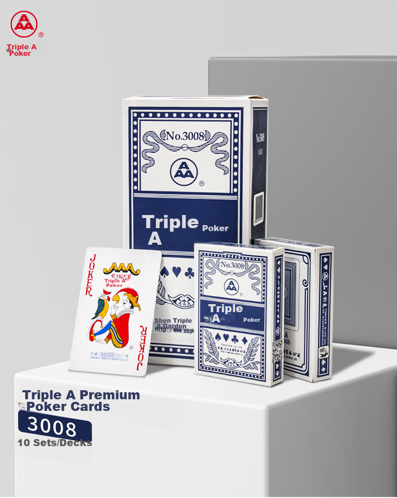 AAA Playing Cards, Warm Fragrance Pattern, Large Print, Thickened, Durable, Tabletop Card Game, 10 Decks, 2021 1
