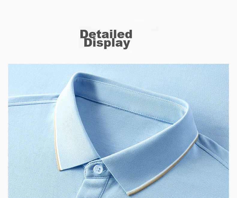 Hodo [Cool Wind Quick-Dry] Men's Polo Shirt, 5A Grade Antibacterial And Mite-Resistant, Contrasting Color Rib Collar Short-Sleeve Men's Polo Shirt 28