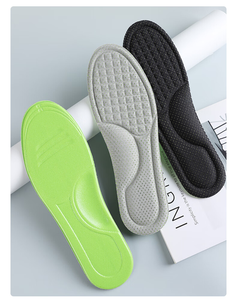 FOOTOPPO Nano Odor-Resistant Insoles for Men, Sweat-Absorbing, Breathable, Anti-Bacterial, Ultra-Soft Sports Insoles for Women and Men 20