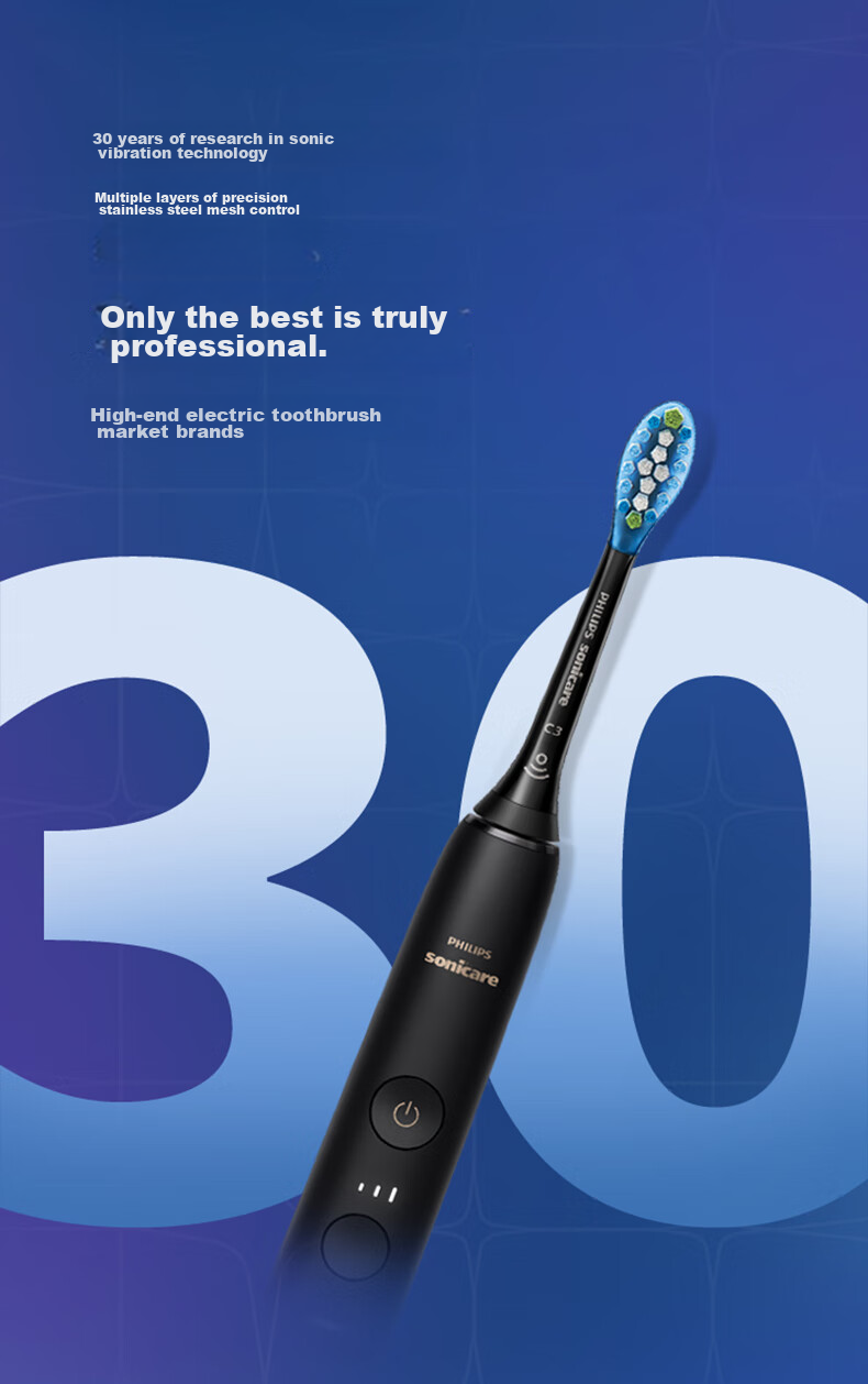 PHILIPS DiamondClean 9 Series Professional Master Electric Toothbrush with Patented Dual-Core Motor, High-End Cleaning, Gum Care, Whitening, Birthday Gift for Men/Women Black 8