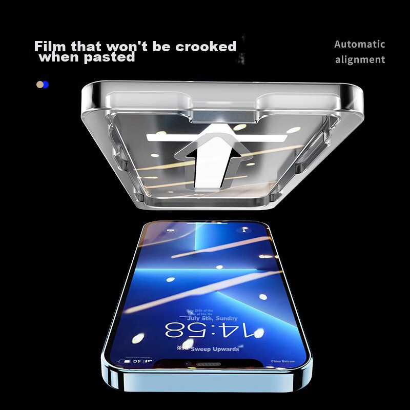 Защитное стекло Mofajiang для iPhone 13 Pro, полноэкранное, HD, ультрагладкое, антибликовое, ударопрочное, с мгновенным нанесением, полное покрытие, 1 шт.