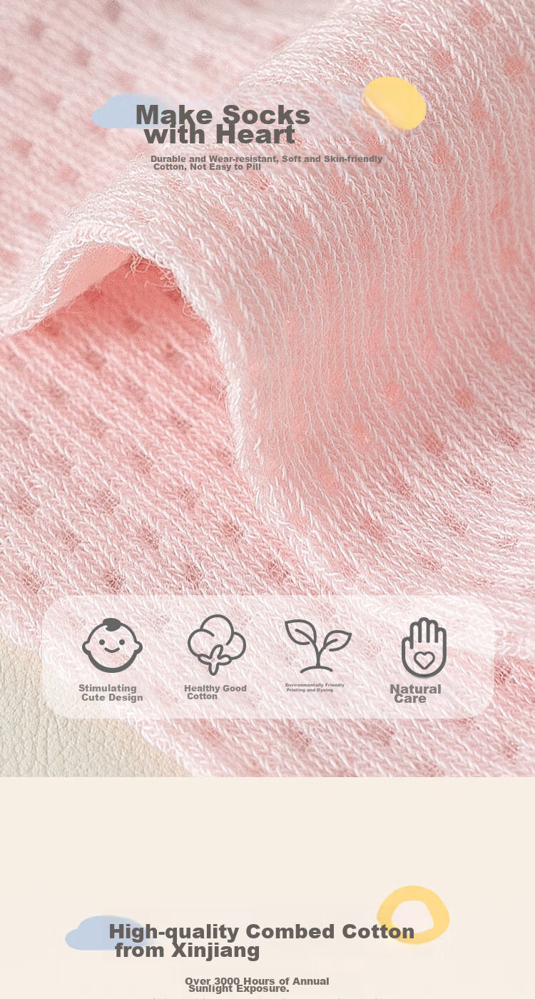 MiiOW Children's Socks for Girls [Large Mesh + Lightweight Breathable], Summer Thin Mid-Calf Socks, Baby Girl Casual Socks 2