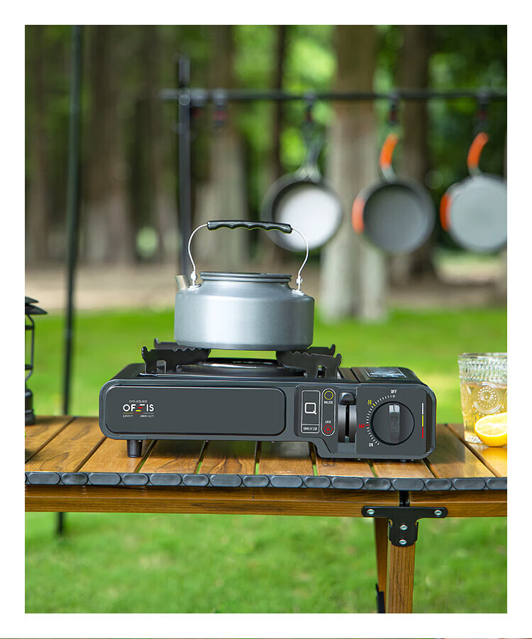 OFEIS Portable Stove, Explosion-Proof Outdoor Stove, Magnetic Stove, Camping Stove, Kasha Stove, Wilderness Gas Stove 25