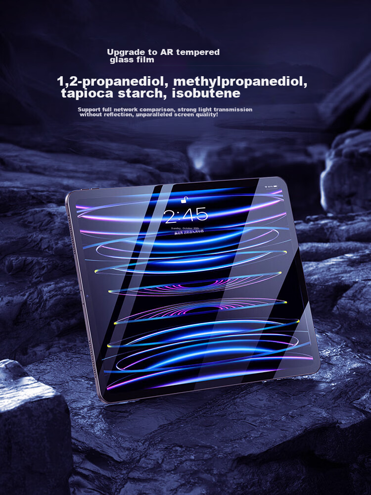 Baseus IPad Screen Protector, Apple Tablet Protective Film [Full Screen Coverage, Strong Anti-Fingerprint, Shockproof And Bend-Resistant], Ultra-Clear Non-Patterned Film for IPad Mini5/4-7.9 Inch 6