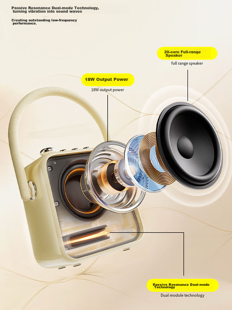 Divoom Karaoke Speaker with Dual Microphones, Sound Card, Built-In Microphone, Bluetooth Speaker, Home Karaoke Machine, KTV Birthday Package, Teacher's Day Gift 9