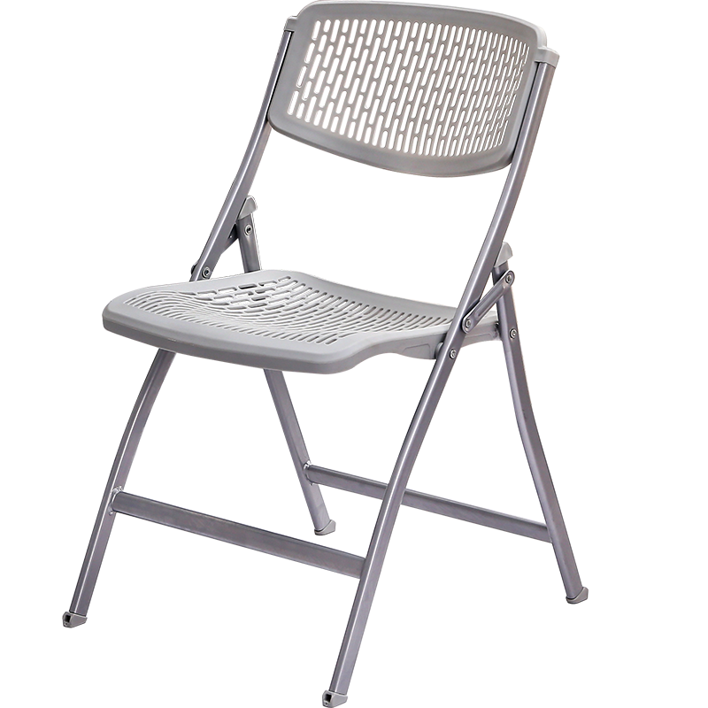 Huakaizhixing Folding Chair, Computer Chair, Office Chair, Conference Training Seat, Leisure Chair ZY21 Gray