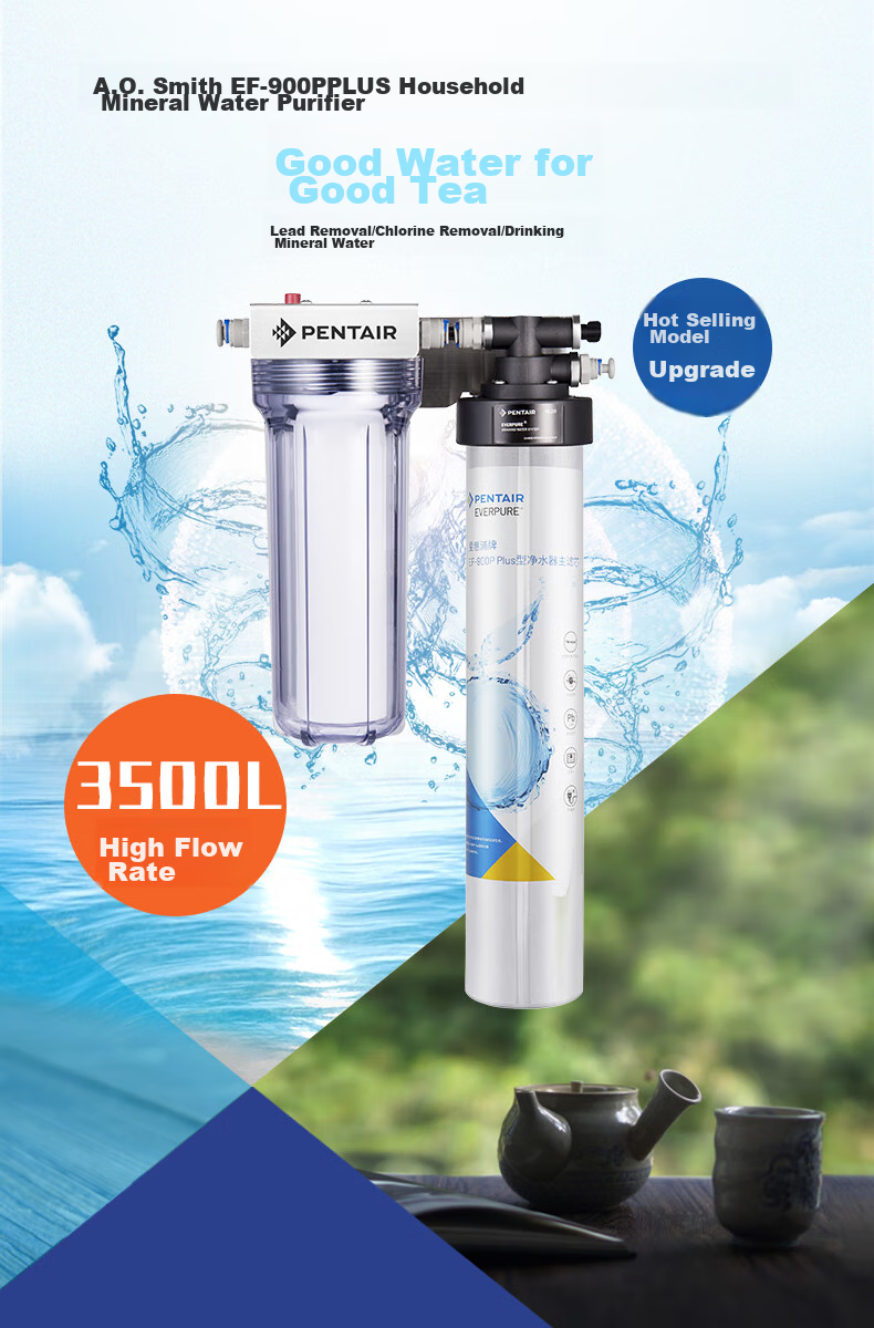 Everpure Under-Sink Mineral Water Purifier for Home Use, High Flow Rate with Zero Wastewater, Direct Drinking, 1.8L/minute, 3500L Treatment Capacity, EF-900P Plus 1