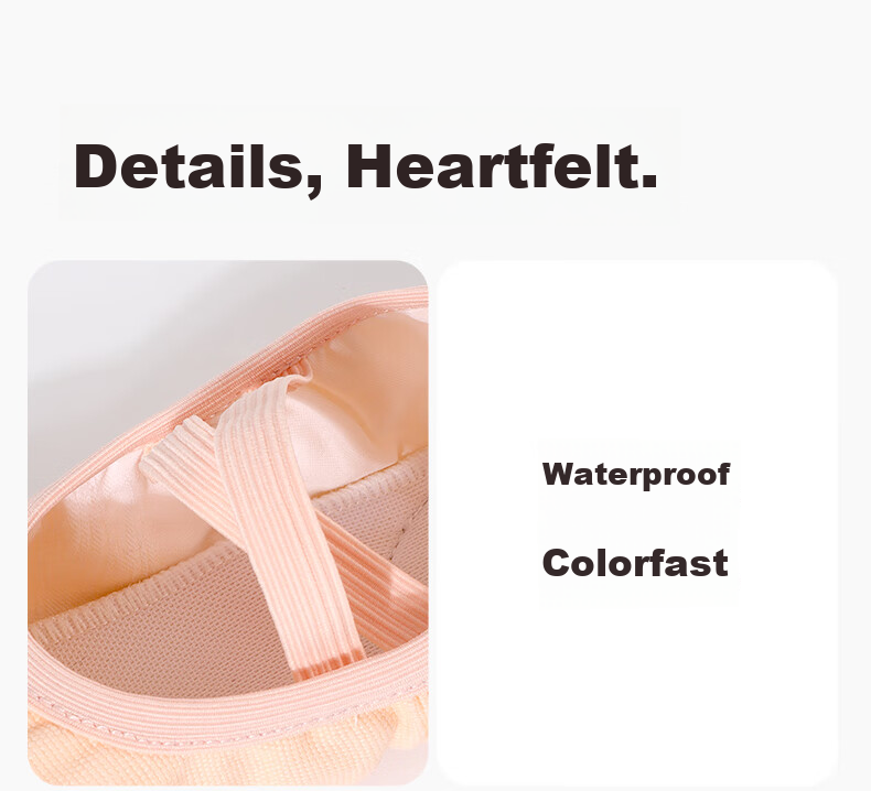 Zhiyouban Adult Dance Shoes, Ballet Professional Practice Shoes for Women, Soft-Soled Slip-On Children's Dancing Shoes, Skin Color Body-Shaping Cat Paw Shoes 12