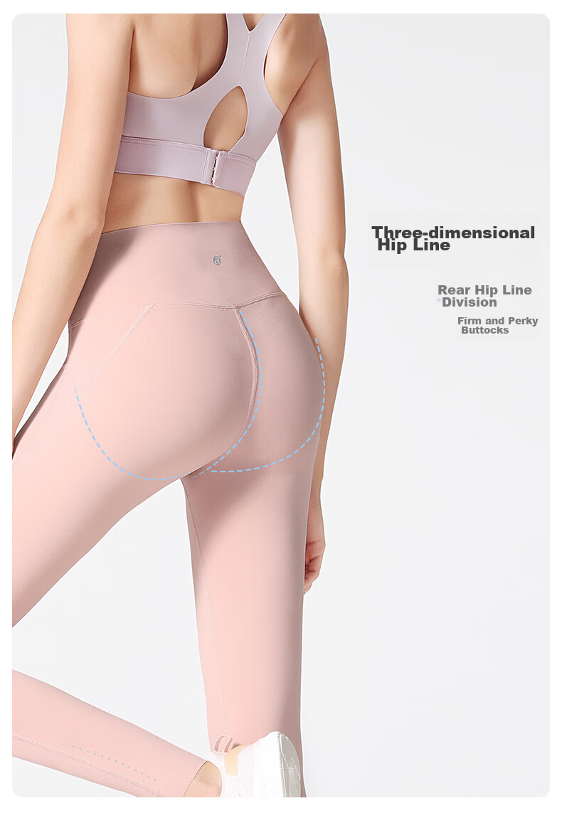 CAMEL High-Waisted Seamless Women's Tight Yoga Running Fitness Pants Y1W140L624A5, Sea Cypress Green, M 4