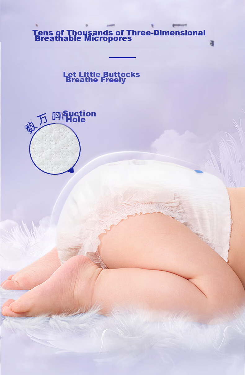 Lelch Day And Night Soft Care Comfort Pants, Size L, 3 Pieces, Night Use Trial Pack, Pull-Up Diapers, Soft Breathable Portable Pack 7